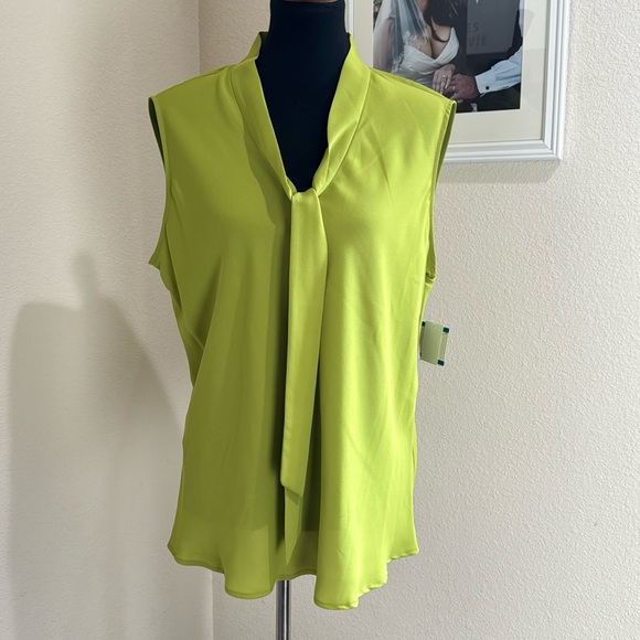 Kasper Women’s Tie Front Blouse - Picture 1 of 7